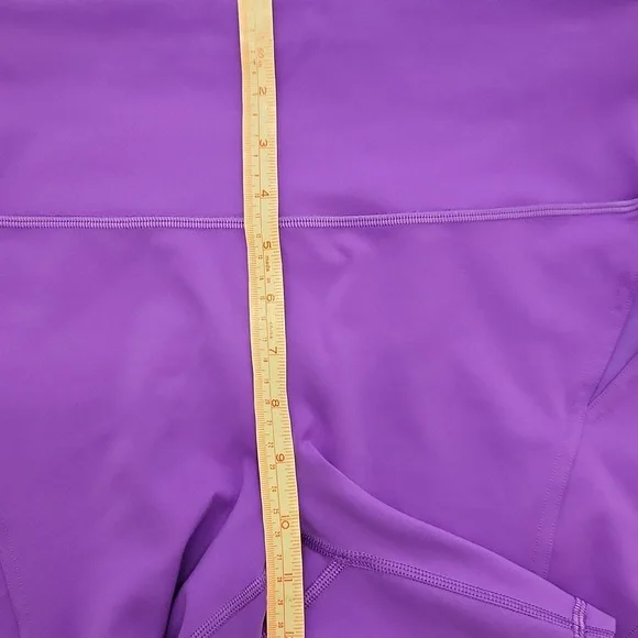 Lululemon Wunder Train Mesh Panel High-Rise Short 6" Atomic Purple Womens Sz 12 - Picture 7 of 8
